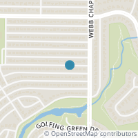 Map location of 3048 Amber Lane, Farmers Branch, TX 75234