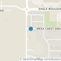 Map location of 1433 Mesa Crest Drive, Fort Worth, TX 76052