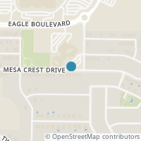 Map location of 1149 Mesa Crest Drive, Fort Worth, TX 76052