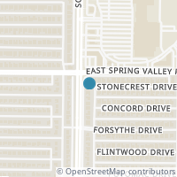 Map location of 702 Mount Vernon Drive, Richardson, TX 75081
