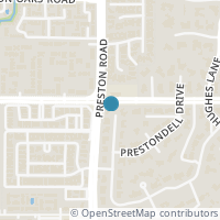 Map location of 6010 Preston Creek Dr, Dallas TX 75240