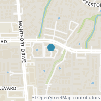 Map location of 5590 Spring Valley Rd #H#H206, Dallas TX 75254