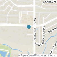 Map location of 6876 Spring Valley Road, Dallas, TX 75254