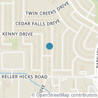 Map location of 11609 Pheasant Creek Drive, Fort Worth, TX 76244