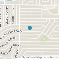 Map location of 2935 Old North Rd, Farmers Branch TX 75234
