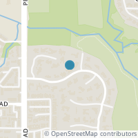 Map location of 14308 Hughes Lane, Dallas, TX 75254