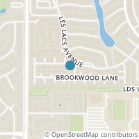 Map location of 3756 Woodshadow Ln, Addison TX 75001