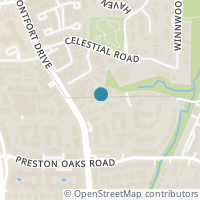 Map location of 14400 Montfort Dr #802, Dallas TX 75254