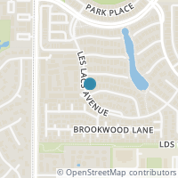 Map location of 3765 Waterford Dr, Addison TX 75001