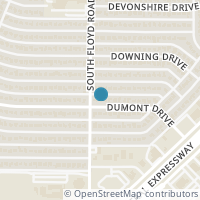 Map location of 638 Dumont Dr, Richardson TX 75080