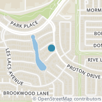 Map location of 3891 Weller Run Ct, Addison TX 75001