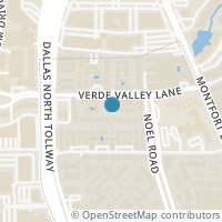 Map location of 5100 Verde Valley Ln #101, Dallas TX 75254