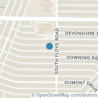 Map location of 705 Sherwood Dr, Richardson TX 75080