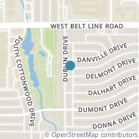 Map location of 305 Dublin Drive, Richardson, TX 75080