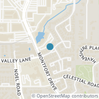 Map location of 5313 Paladium Drive, Addison, TX 75254
