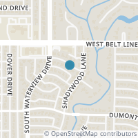 Map location of 1111 Hamilton Drive, Richardson, TX 75080