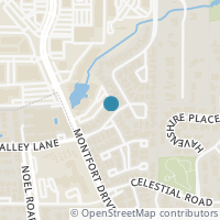 Map location of 5325 Paladium Drive, Dallas, TX 75254