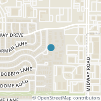 Map location of 14816 Le Grande Drive, Addison, TX 75001