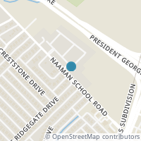 Map location of 3505 Blue Sage Lane, Garland, TX 75040