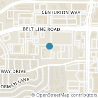 Map location of 14985 Oak St, Addison TX 75001