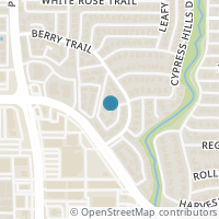 Map location of 15151 Berry Trail #605, Dallas, TX 75248