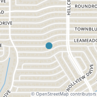 Map location of 6916 Leameadow Drive, Dallas, TX 75248