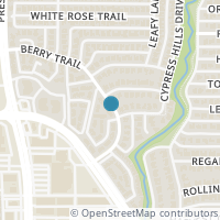 Map location of 15151 Berry Trl #1405, Dallas TX 75248