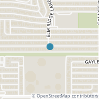 Map location of 3138 High Plateau Dr, Garland TX 75044