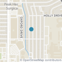 Map location of 308 N Cottonwood Drive, Richardson, TX 75080