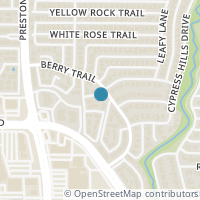 Map location of 15221 Berry Trail #601, Dallas, TX 75248