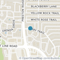Map location of 15221 Berry Trl #302, Dallas TX 75248