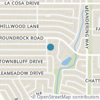 Map location of 15150 Wildvine Drive, Dallas, TX 75248