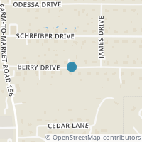 Map location of 128 Berry Drive, Haslet, TX 76052