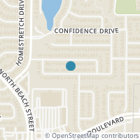 Map location of 3809 Brandywine Lane, Fort Worth, TX 76244
