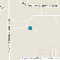 Map location of 1365 Silent Springs Drive, Fort Worth, TX 76052