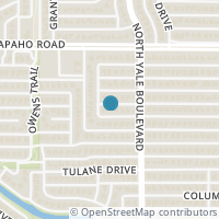 Map location of 1703 Duke Drive, Richardson, TX 75081