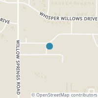 Map location of 12708 Rustic Springs Lane, Fort Worth, TX 76052