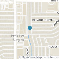 Map location of 705 N Cottonwood Drive, Richardson, TX 75080