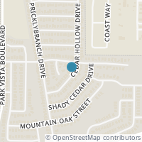 Map location of 12753 Cedar Hollow Dr, Fort Worth TX 76244