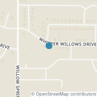 Map location of 1349 Whisper Willows Drive, Fort Worth, TX 76052