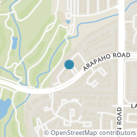 Map location of 5981 Arapaho Road #806, Dallas, TX 75248
