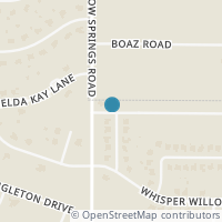 Map location of 1416 silent springs Drive, Haslet, TX 76052