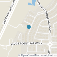 Map location of 1732 Sterling Trace Drive, Keller, TX 76248