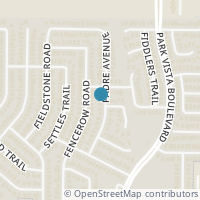 Map location of 13153 Padre Ave, Fort Worth TX 76244