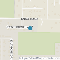 Map location of 1512 Hawthorne Lane, Keller, TX 76262