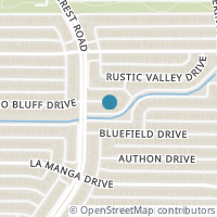 Map location of 7120 Echo Bluff Dr, Dallas TX 75248