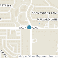 Map location of 4126 Caprock Canyon Road, Sachse, TX 75048