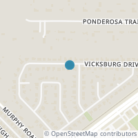 Map location of 1718 Vicksburg Drive, Sachse, TX 75048