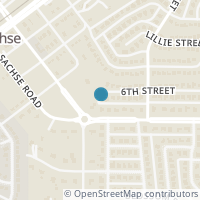 Map location of 3606 6th Street, Sachse, TX 75048