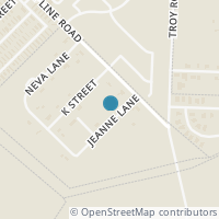 Map location of 303 Jeanne Lane, Wylie, TX 75098